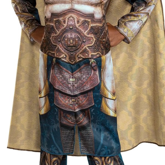 Boys Dungeons & Dragons XENK the Paladin Deluxe Muscle Costume Size Sm Med NWT - Picture 4 of 5